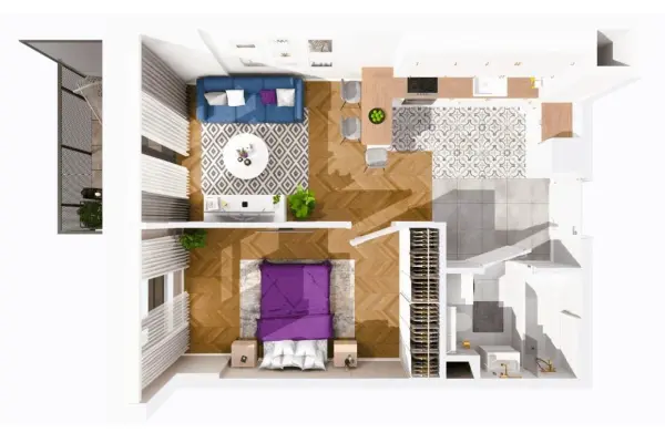 Poznań, Poznań-Nowe Miasto, Rataje, Wagrowska, Jasne 2 pokoje w nowym budynku – zamieszkaj tam, gdzie wszystko masz pod ręką