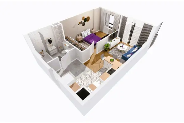 Poznań, Poznań-Nowe Miasto, Rataje, Wagrowska, Jasne 2 pokoje w nowym budynku – zamieszkaj tam, gdzie wszystko masz pod ręką