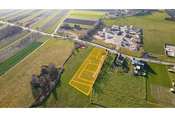 wrzesiński, Kołaczkowo, Borzykowo, Wrzesińska, Działka budowlana w Borzykowie (pow. wrzesiński)